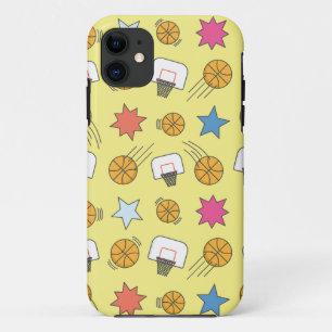 Fun basketball pattern iPhone 11 case