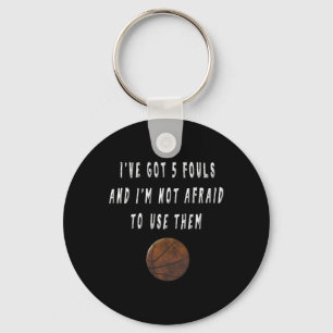 Fun Basketball Player Trash Talking Tees Coach Gi Keychain