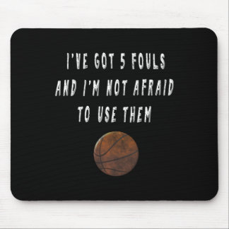 Fun Basketball Player  Trash Talking Tees Coach Gi Mouse Pad