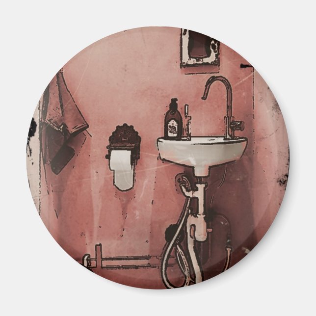 Fun Bathroom Magnet (Front)