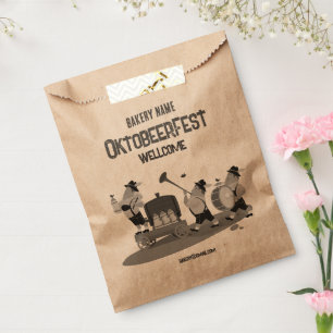 fun Bavarian Musician invite to Oktoberf Favour Bag