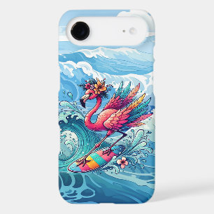 Fun beach pink flamingo