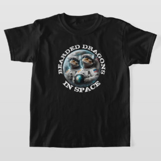 Fun Bearded Dragons in Space T-Shirt