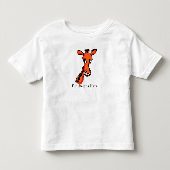 Fun Begins Here Toddler T-shirt (Front)