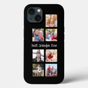Fun Best Grandpa Ever 7 Photo Collage iPhone 13 Case