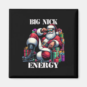 Fun Big Nick Energy Fun Santa Claus Christmas Xmas Magnet