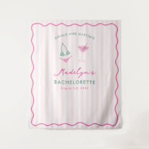 Fun Bikinis & Martinis Bachelorette Photo Backdrop