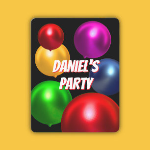 Fun Birthday Balloons Party Invitation
