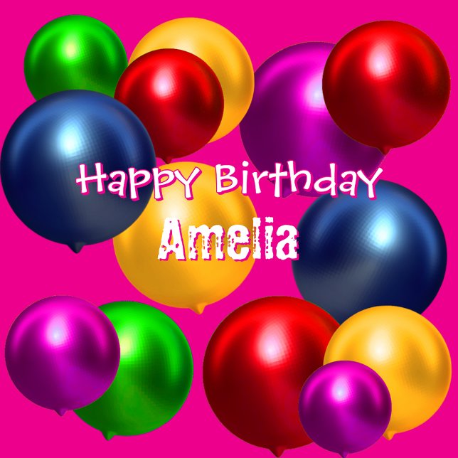 Fun Birthday Balloons Personalized  Wrapping Paper (Creator Uploaded)