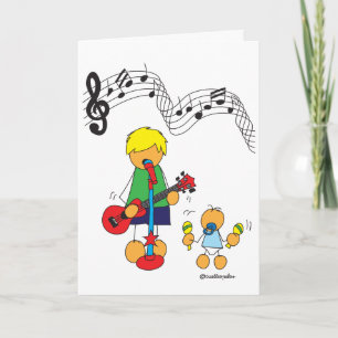 Fun birthday card, I have a song for you Card