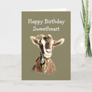 Fun Birthday, From the Old Goat who Loves YOU Card