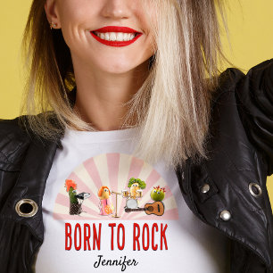 Fun Birthday Gift For Friend, Vegan Rock Band Cool T-Shirt