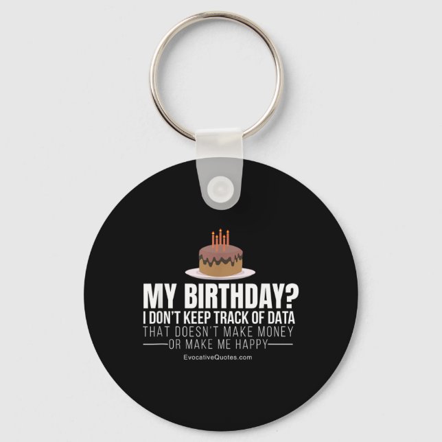 Fun Birthday Gift Keychain (Front)