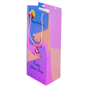  Fun Birthday Scorpio   Wine Gift Bag