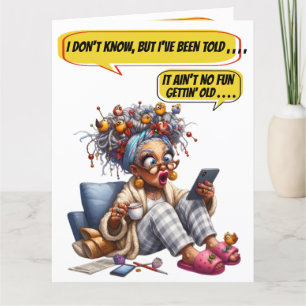 FUN BIRTHDAY - SEE INSIDE and Back ... Card