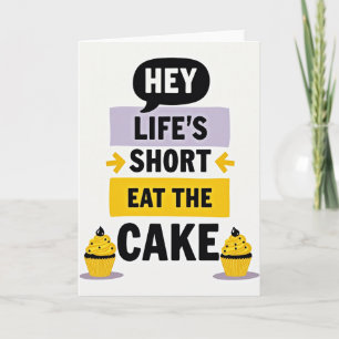 Fun Birthday Speech Bubble Card