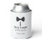 Fun Black Tie Best Man Wedding Foam Can Cooler