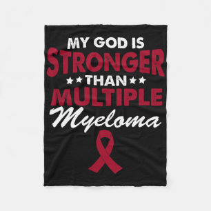 Fun Blood Cancer Survivor - Multiple Myeloma Aware Fleece Blanket