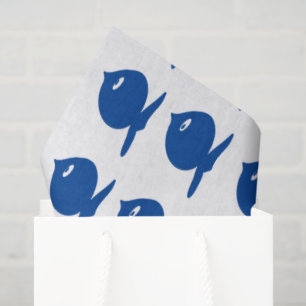 Fun Blue Fish Tissue Paper