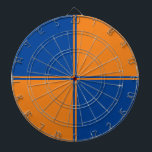 Fun Blue & Orange Dartboard<br><div class="desc">a fun dartboard!</div>