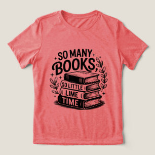 Fun book lovers word art Tri-Blend shirt