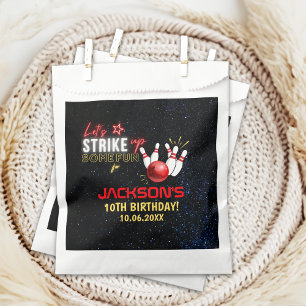 Fun Bowling Party for Kids Favour Bag