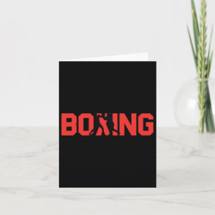 Fun Boxing Gift Sparring Partner Boxer Card