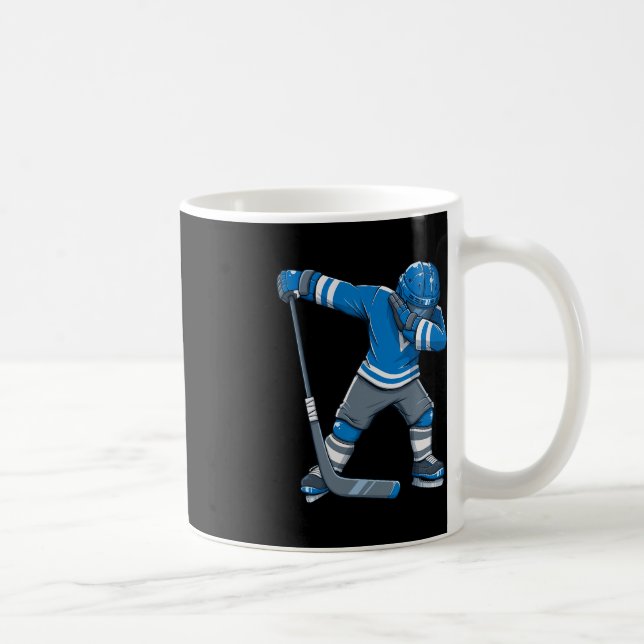 Fun Boy Kid Ice Hockey Dab Apparel1 Coffee Mug (Right)