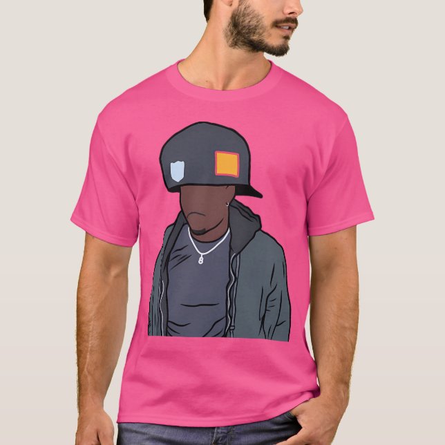 Fun Brian Robinson Jr. Big Hat T-Shirt (Front)