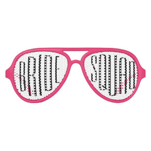 Fun Bride Squad Bachelorette Wedding Party Favours Aviator Sunglasses