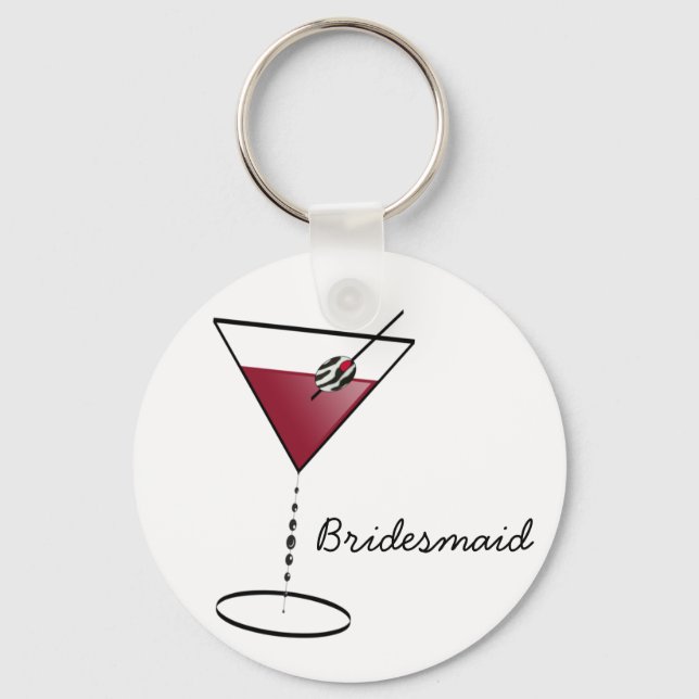 Fun Bridesmaid Favours Keychain (Front)