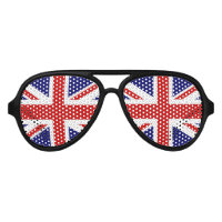 Fun British flag party glasses | Union Jack shades
