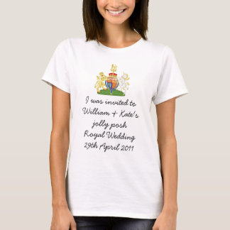 Fun British Royal Wedding souvenir top