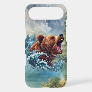 Fun Brown bear lovers iPhone seventeen case 