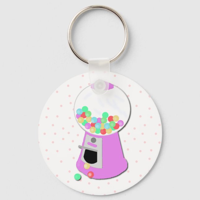 Fun Bubble Gumball Key Chain (Front)