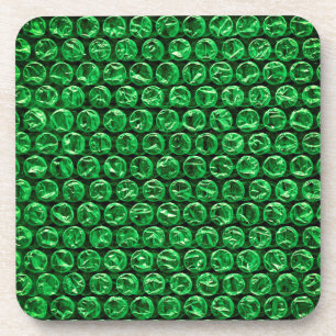 FUN Bubble Wrap Green C Coaster