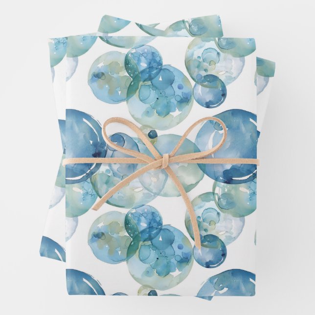 Fun Bubbles Wrapping Paper Sheet (In situ)