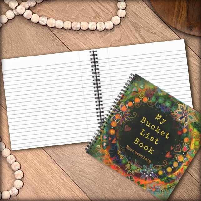 Fun Bucket List Livre Plutôt Floral Inspiration (Créateur téléchargé)