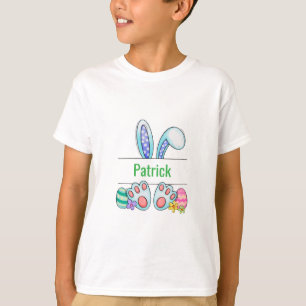 Fun bunny boy t shirt split monogram