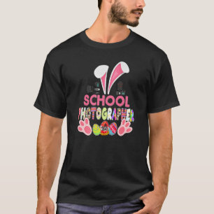 Fun Bunny School Photographer Student Teacher East T-Shirt