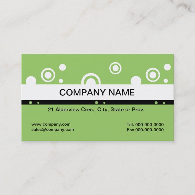 Fun Business Cards (Front)