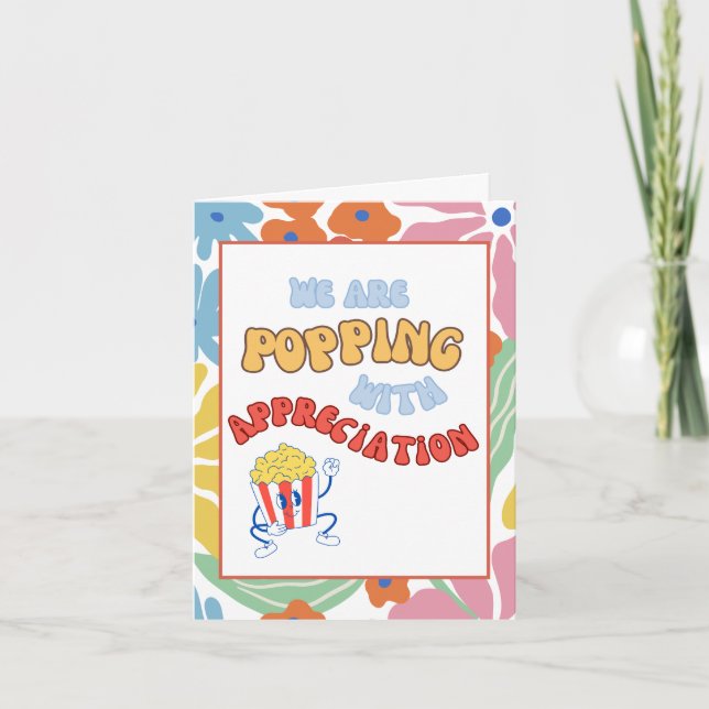 Fun Business Team Employé Carte de remerciements (Devant)
