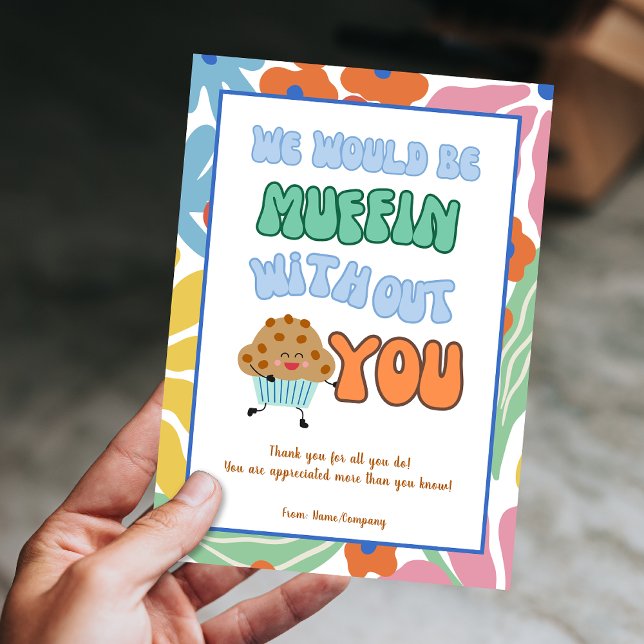 Fun Business Team Employee Staff Thank You Card (Fun Business Team Employee Staff Thank You Card)