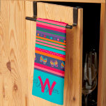Fun Butterfly Stripe Stylish Initial Last Name Kitchen Towel<br><div class="desc">Chic Stripe Modern Stylish Butterfly Kitchen towel with Monogram Initial and Last Name. These unique kitchen towels are a perfect gift to celebrate a birthday, retirement, anniversary, housewarming party, wedding gift, etc…A fun way to celebrate any occasion. Pair it with a bottle of wine and it makes a great gift...</div>