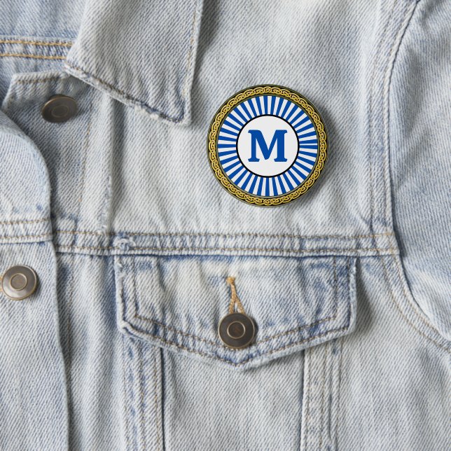 Fun! Button - Personalized - Add Initial (In Situ)