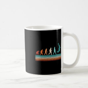 Fun Bysketbyll Evolution Retro Bysketbyll Player Coffee Mug