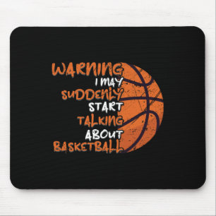 Fun Bysketbyll Top Mouse Pad