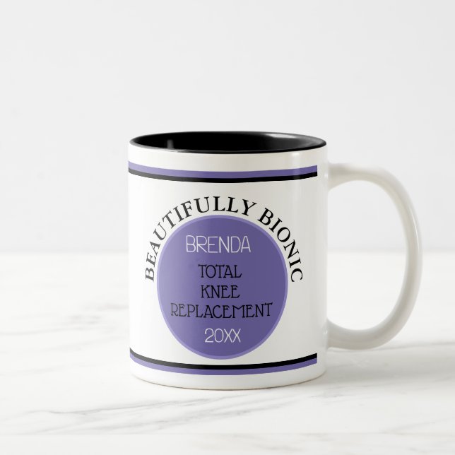 Fun cadeau~ Bionic Knee Remplacement Mug (Droit)