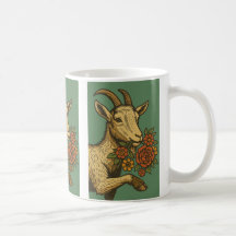 Fun campaign goat cup