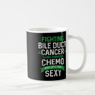 Fun Cancer Fighter Bile Duct Cancer Patient Chemo  Coffee Mug